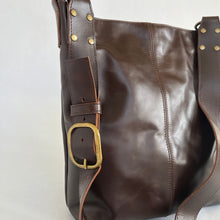 Load image into Gallery viewer, Indie Leather Messenger Bag | Brown Leather Tote