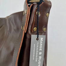 Load image into Gallery viewer, Indie Leather Messenger Bag | Brown Leather Tote