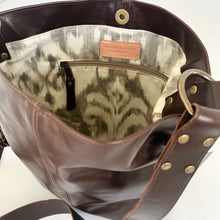 Load image into Gallery viewer, Indie Leather Messenger Bag | Brown Leather Tote