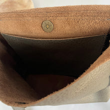 Load image into Gallery viewer, Jane Leather Messenger Bag with Crossbody Strap | Grey Pebble