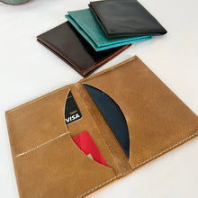 Load image into Gallery viewer, Leather Passport Wallet | Minimalist Travel Wallet