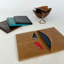 Load image into Gallery viewer, Leather Passport Wallet | Minimalist Travel Wallet
