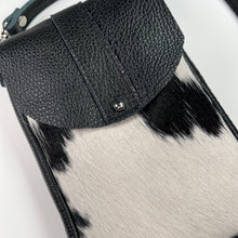 Load image into Gallery viewer, Marge and Rudy DAKOTA Cowhide Crossbody Bag  Handmade Hair on Hide Leather purse