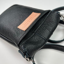 Load image into Gallery viewer, Marge and Rudy DAKOTA Cowhide Crossbody Bag  Handmade Hair on Hide Leather purse with cell phone pocket on back