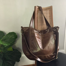 Load image into Gallery viewer, URSULA Leather Bag |  Removable Crossbody Strap