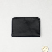 Load image into Gallery viewer, Handmade Leather Minimalist black Wallet, Marge & Rudy, Charlotte