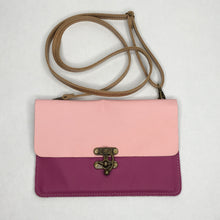 Load image into Gallery viewer, Handcrafted leather crossbody bag/ fanny pack with steampunk clasp