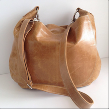 Load image into Gallery viewer, Uma Leather tan Crossbody Bag, Marge &amp; Rudy Handmade
