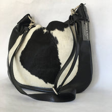 Load image into Gallery viewer, Marge Rudy Handmade UMA Cowhide Hobo Bag