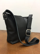 Load image into Gallery viewer, Marge Rudy Handmade Leather MESSENGER Bag Black