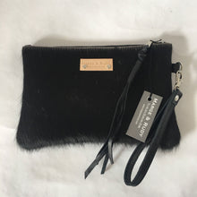 Load image into Gallery viewer, Marge Rudy Handmade Cowhide Leather Wristlet NC