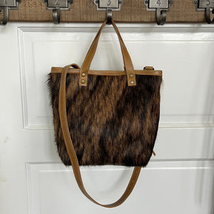 Charlotte Mini Crossbody Tote | Cowhide