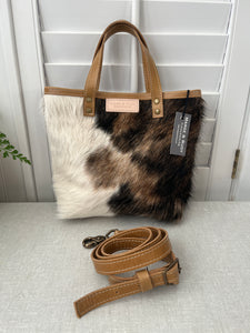 Charlotte Mini Crossbody Tote | Cowhide