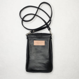 DAKOTA Cow Hide Crossbody Bag | Black & White Cowhide