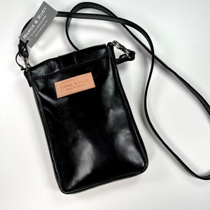 DAKOTA Cow Hide Crossbody Bag | Black & White Cowhide