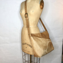 Load image into Gallery viewer, MESSENGER Bag | Aged Rattan Leather with Cowhide 2
