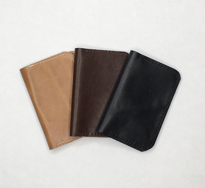 Leather Minimalist Wallet, Marge & Rudy Handmade