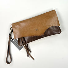 Load image into Gallery viewer, RAW EDGE WRISTLET | Chestnut Brown Leather | One-of-a-Kind