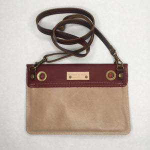 RRR Leather Crossbody Bag | Clutch Fanny Pack | Marge & Rudy Handmade