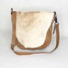 Load image into Gallery viewer, Cowhide Leather Crossbody Bag | Marge &amp; Rudy Handmade, North Carolina