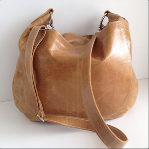 Uma Leather tan Crossbody Bag, Marge & Rudy Handmade