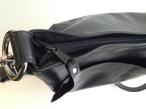 Uma Leather black Crossbody Bag, Marge & Rudy Handmade