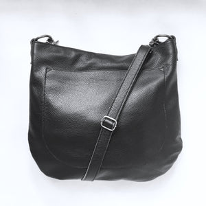Uma Leather black Crossbody Bag, Marge & Rudy Handmade