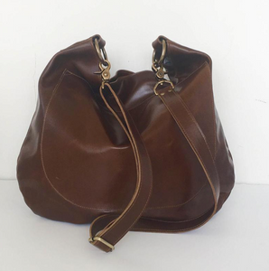 Uma Leather brown Crossbody Bag, Marge & Rudy Handmade