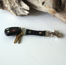 Load image into Gallery viewer, Marge Rudy Handmade Leather Key Chain Swivel Lobster Clasp