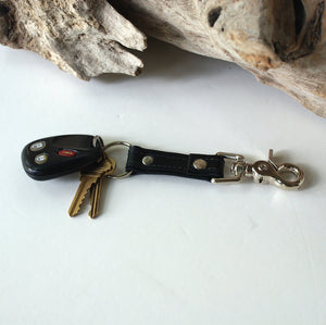 Marge Rudy Handmade Leather Key Chain Swivel Lobster Clasp