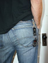 Load image into Gallery viewer, Marge Rudy Handmade Leather Key Chain Swivel Lobster Clasp