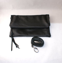 Load image into Gallery viewer, Marge Rudy Handmade Leather Convertible Clutch TREKKER Crossbody