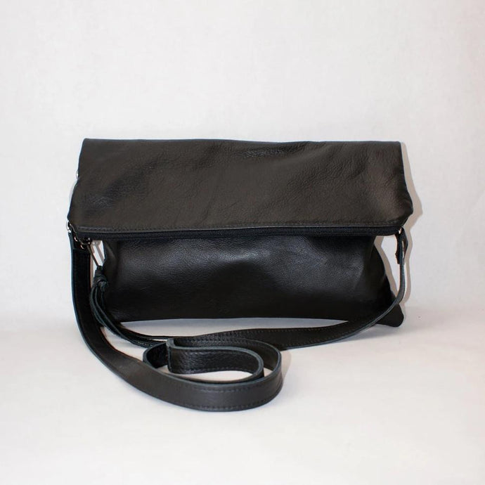 Marge Rudy Handmade Leather Convertible Clutch TREKKER Crossbody