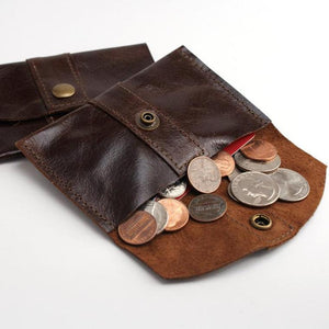 Marge Rudy Handmade Leather Coin Purse