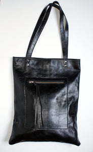 Marge Rudy HACKER Leather Tote Laptop Bag